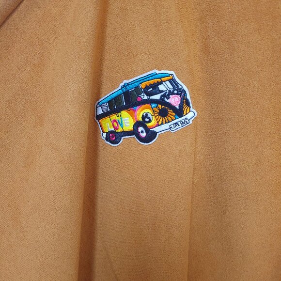 Spirit Adult Free Spirit Babe hippie Halloween costume poncho only - Picture 11 of 14